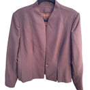 Switch Vintage Brown Lined Skirt Suit Set Split Collar Jacket Pencil Skirt Professional 3 image