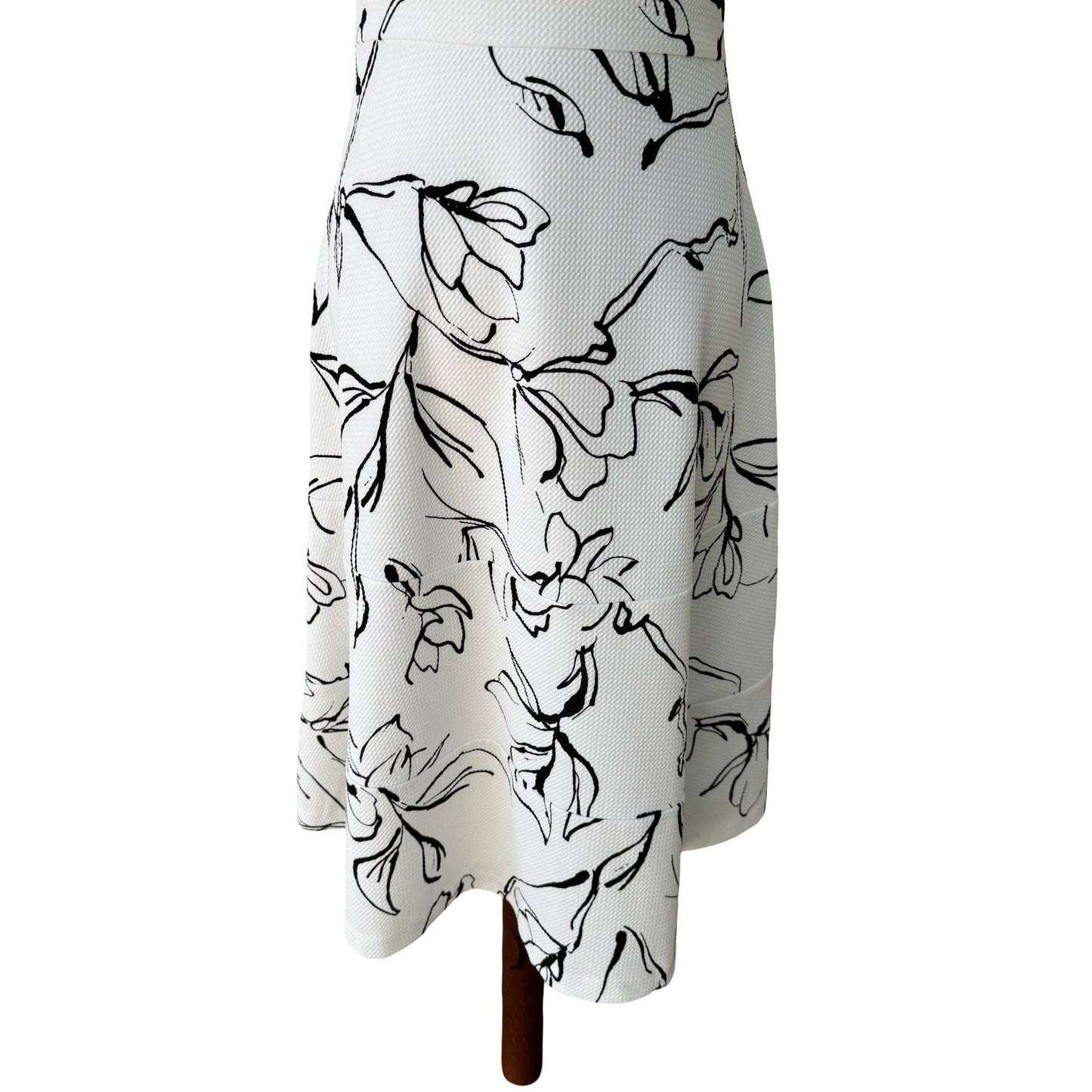 Karl Lagerfeld Paris Minimalist Garden Party Floral Fit Flare A Line Dress 10