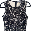 Switch Donna Ricco New York Womens Black Lace Crochet Sleeveless Floral Party Dress 6 2 image