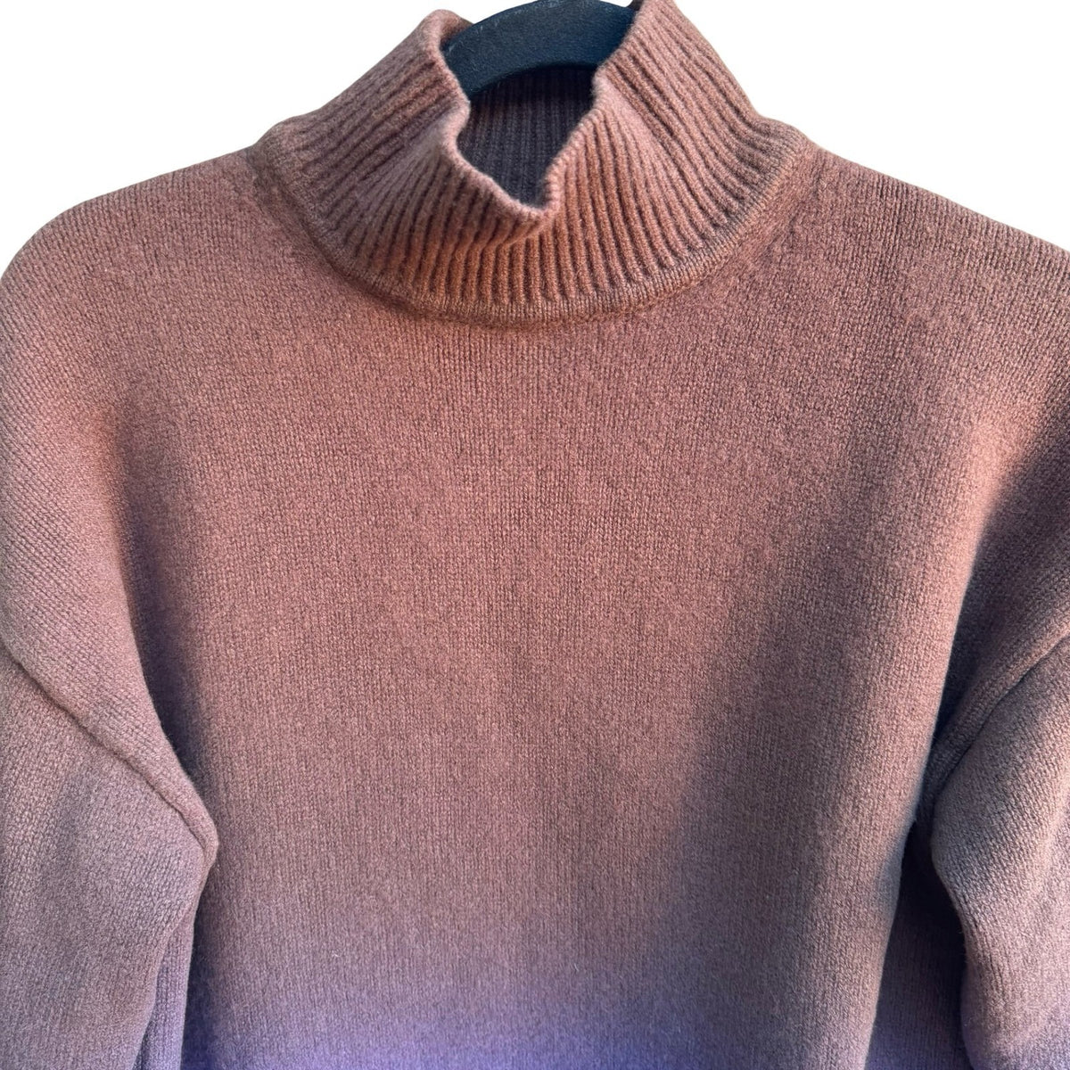 Samsoe Samsoe Keiks Ombre Wool Oversized Scandi Nordic Turtleneck Sweater XS