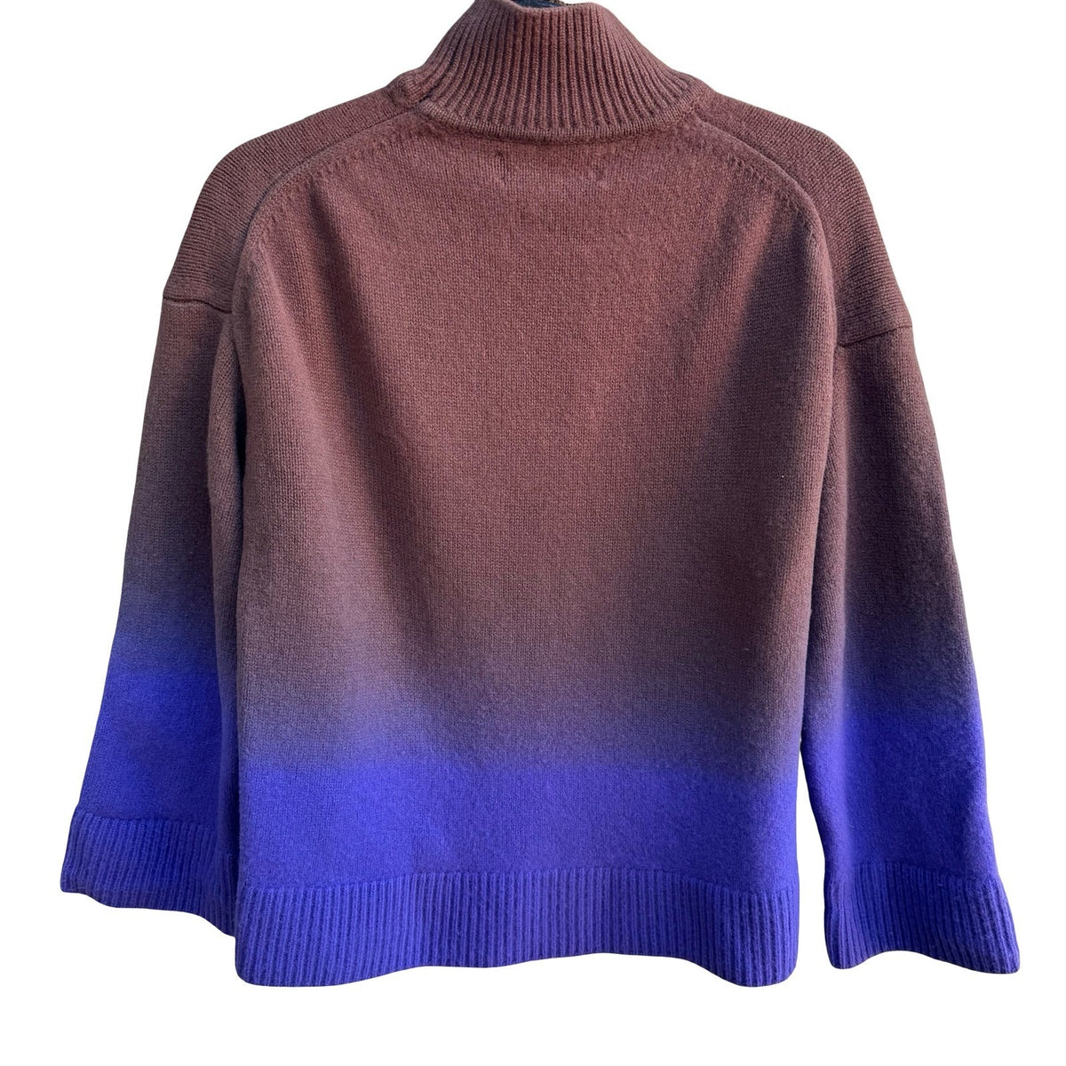 Samsoe Samsoe Keiks Ombre Wool Oversized Scandi Nordic Turtleneck Sweater XS