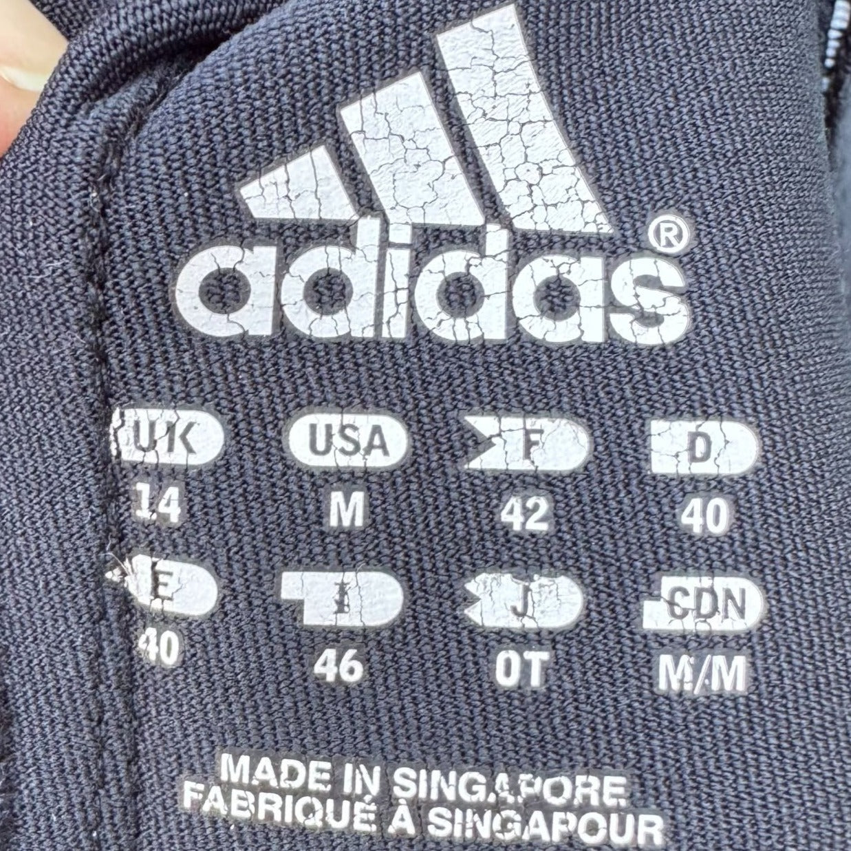 Adidas Climalite Vintage Y2K Black Pink Stripe Zip Track Yoga Pants Womens M