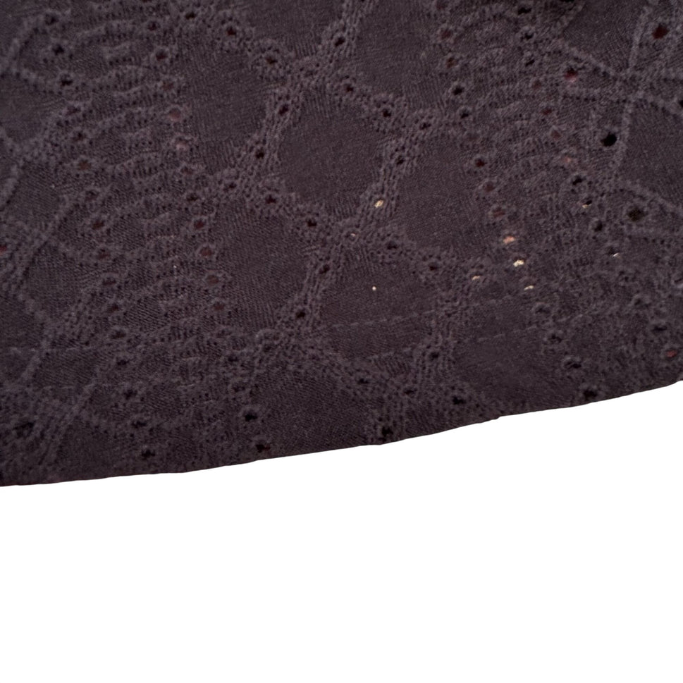 Ranlege Cold Shoulder Black Top Gold Ring Accents Womens XL Lace Crochet Eyelet