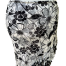 Switch Derek Green Y2K Whimsigoth Fairycore Floral Mesh Asymmetric Ruffle Midi Skirt M 3 image