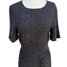 Switch ASOS Black Polka Dot Open Back Wide Leg Flowy Jumpsuit US 6 NEW French Girl Chic 3 image