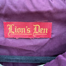 Switch Lions Den Vintage 80s Mens Burgundy Full Zip Bomber Jacket Streetwear Athleisure 2 image
