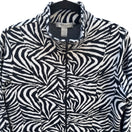 Switch Raphael Sport Womens Zebra Print Full-Zip High Neck Casual Lightweight Jacket L 2 image