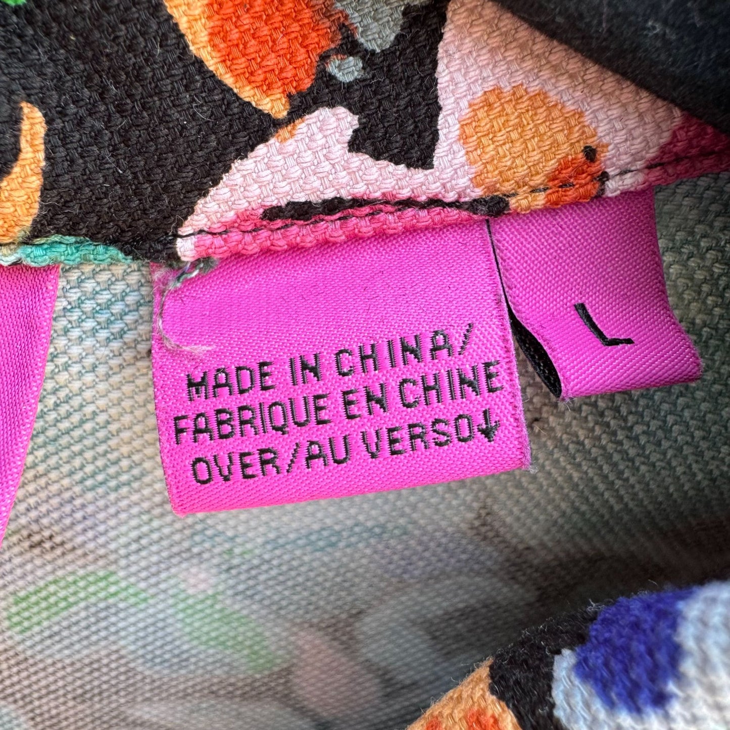 Diva By Dana Buchman Womens Cropped Dark Floral Stretch Long Sleeve Jacket L