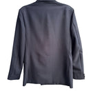 Switch Womens Classic Preppy Black Double-Breasted Office Professional Blazer Jacket L 2 image