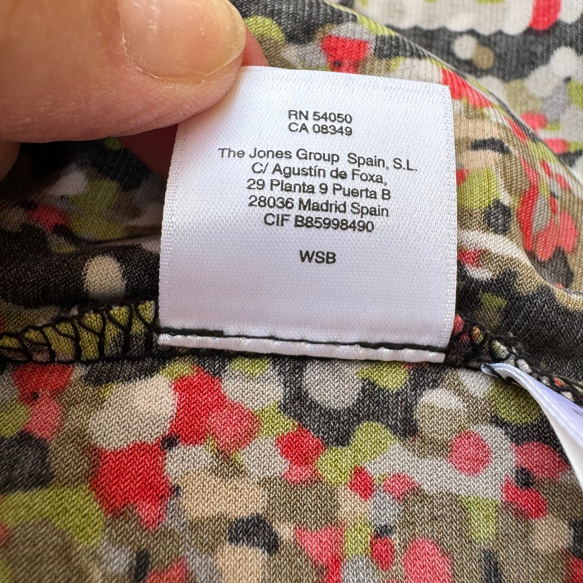 Jones New York Careerewear Layering Abstract Dot Pleated Sleeveless Blouse L