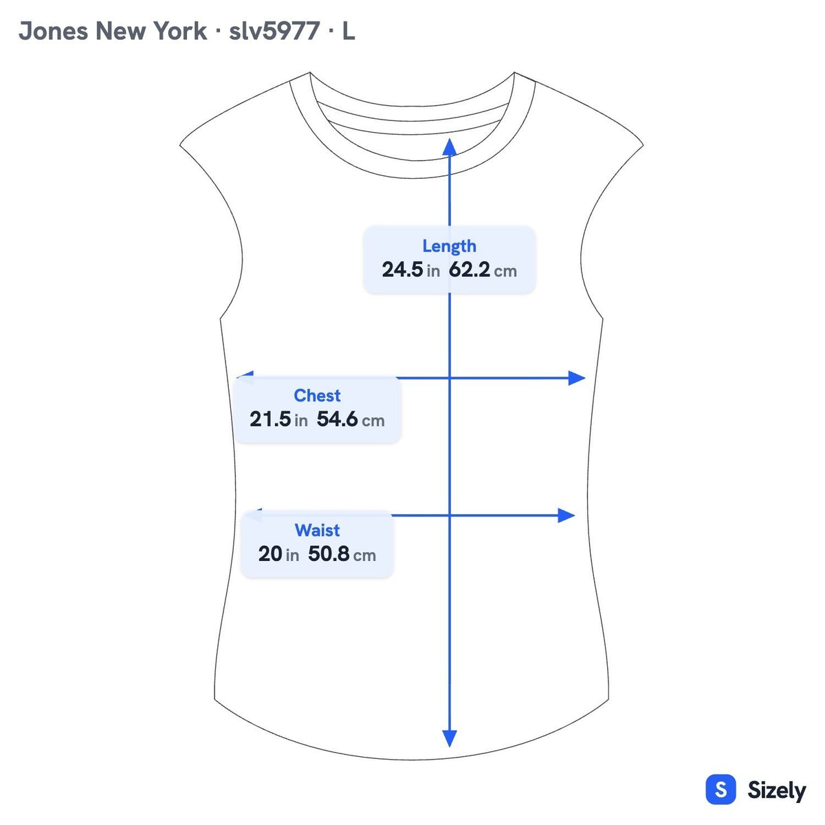 Jones New York Careerewear Layering Abstract Dot Pleated Sleeveless Blouse L
