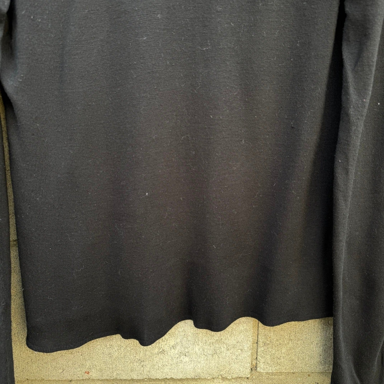 Neiman Marcus Black Silk Blend Knit Turtleneck Sweater Womens XL Long Sleeve