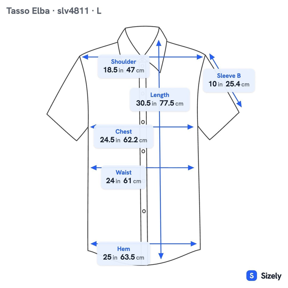 Tasso Elba Island Silk Linen Geometric Resortwear Coastal Beach Shirt Mens L