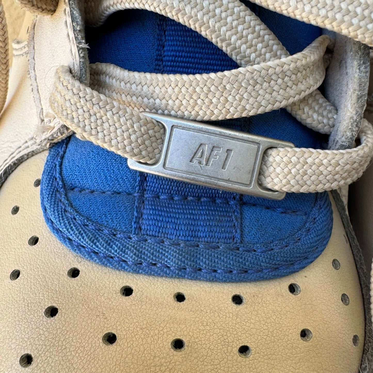Nike Air Force 1 Low Mowabb Tan Black Blue Orange 315122-211 Mens 11 Streetwear