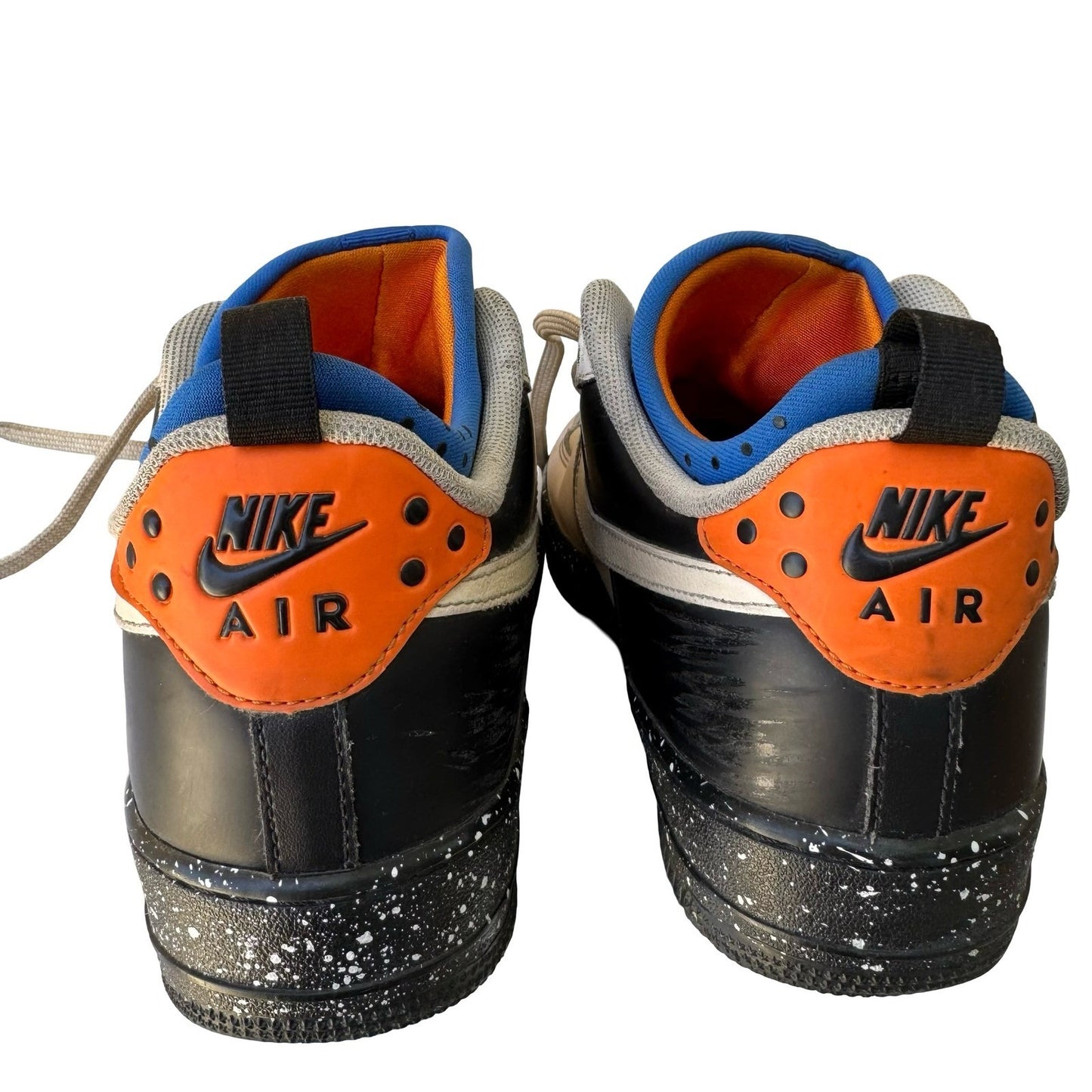 Nike Air Force 1 Low Mowabb Tan Black Blue Orange 315122-211 Mens 11 Streetwear