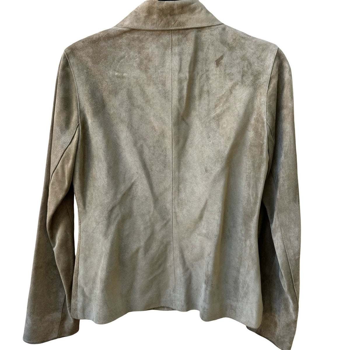 Jewels Julie Knapp Vintage Y2K 90s Boho Western Suede Leather Snap Jacket Tan S
