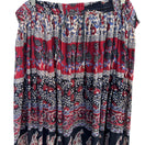 Switch Bohemian Vintage Elastic Waist Tassels Bells Gauzy Flowy Maxi Festival Skirt OS 3 image