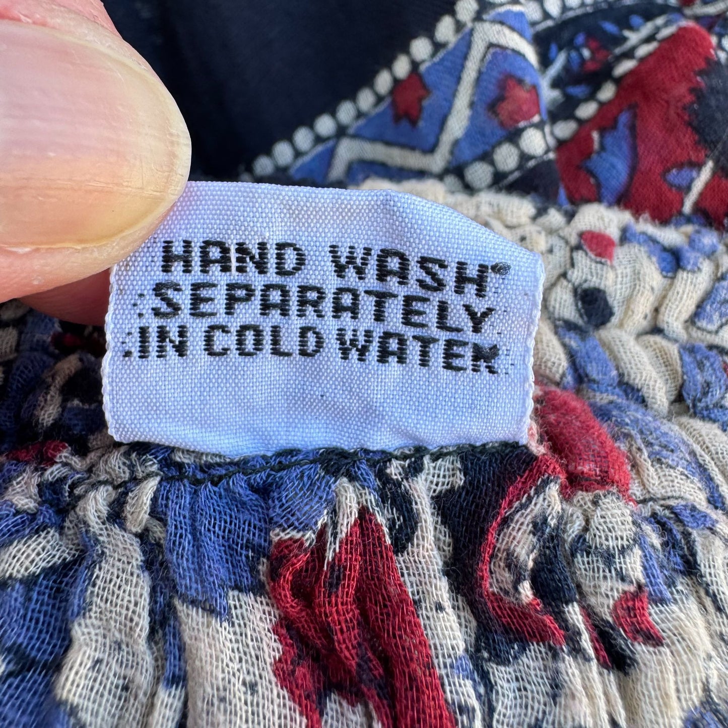 Bohemian Vintage Elastic Waist Tassels Bells Gauzy Flowy Maxi Festival Skirt OS