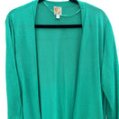 Switch JM Collection Womens XL Emerald Open Front 3/4 Sleeve Knit Soft Cardigan Sweater 3 image