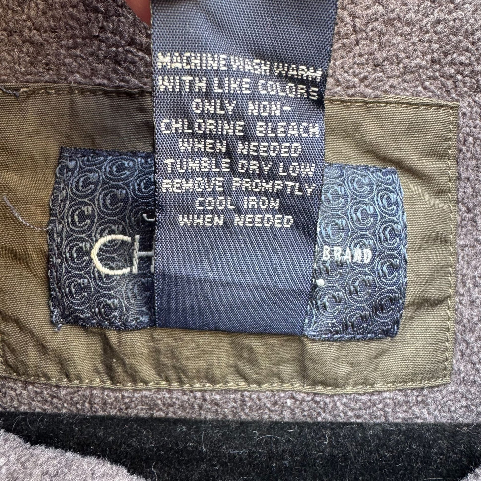 Cherokee Vintage Mens Fleece Lined Olive Green XL Bomber Jacket Workwear Rugged