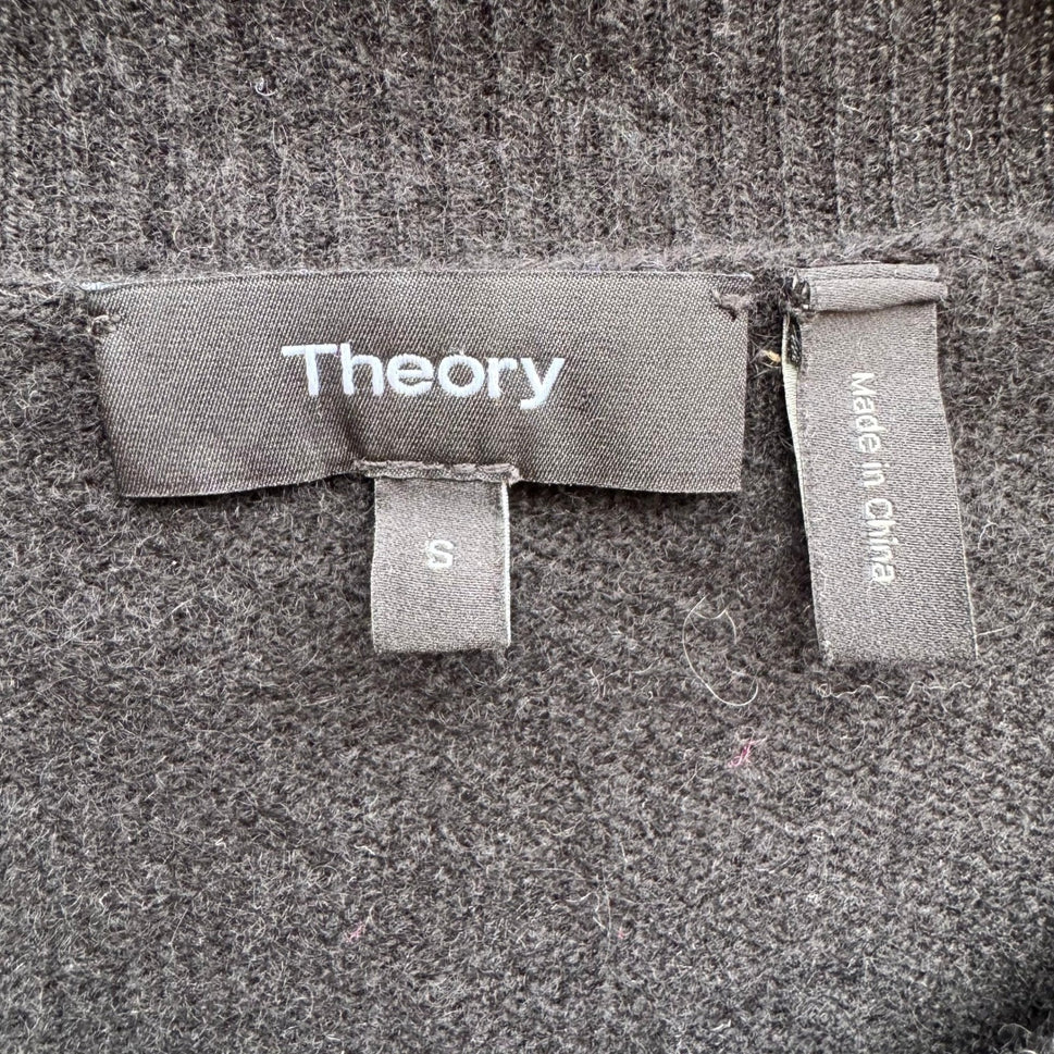 Theory Karenia 100% Cashmere Quiet Luxury Minimalist Oversized Sweater S