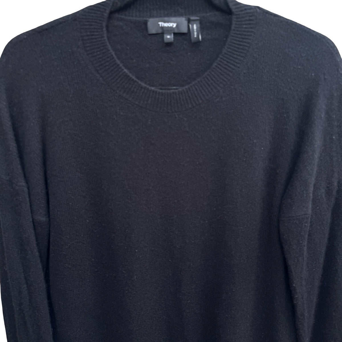 Theory Karenia 100% Cashmere Quiet Luxury Minimalist Oversized Sweater S