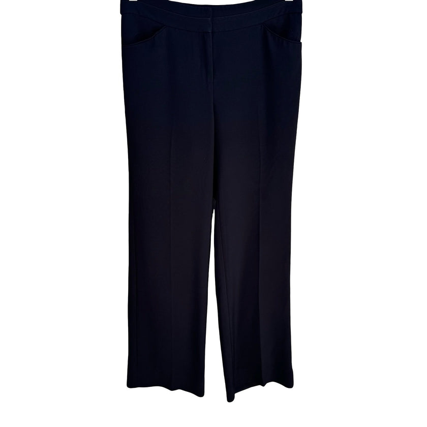 White House Black Market Minimalist Straight Leg Dress Pant Women 2 Professional