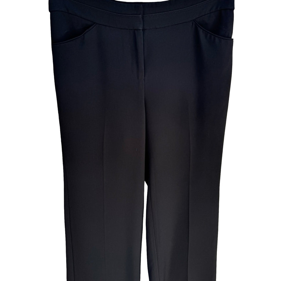 White House Black Market Minimalist Straight Leg Dress Pant Women 2 Professional