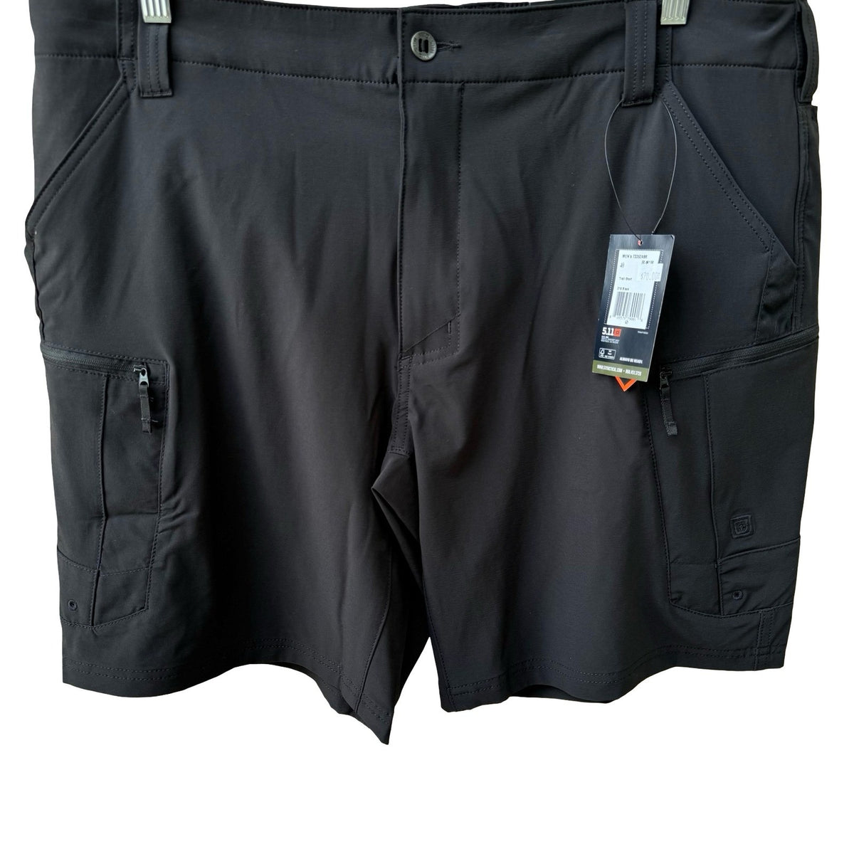 5.11 Tactical Trail Short Gorpcore Activewear Cargo Hiking Black Mens 40 NEW