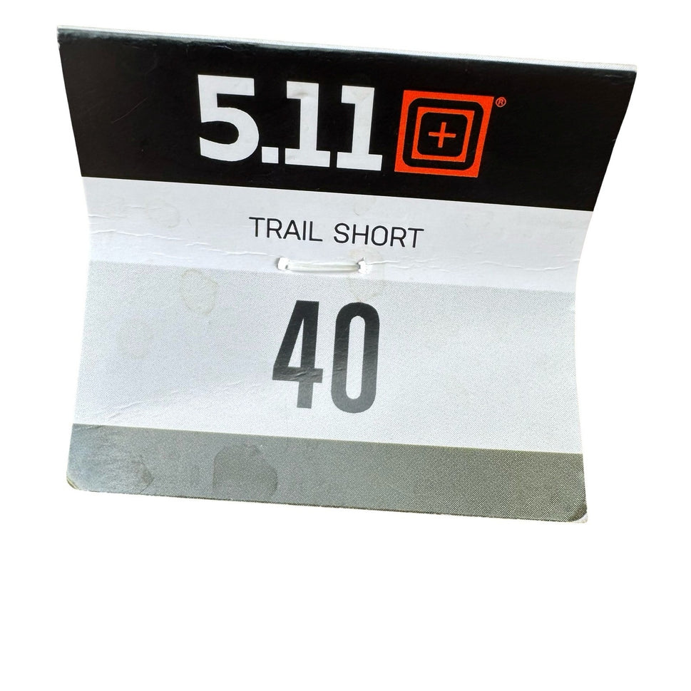 5.11 Tactical Trail Short Gorpcore Activewear Cargo Hiking Black Mens 40 NEW