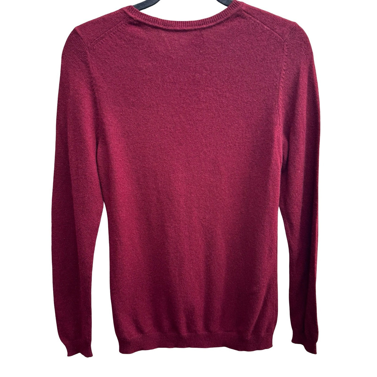 Charter Club Luxury 100% Cashmere Quiet Luxury Minimalist Preppy Sweater Red S