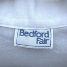 Switch Bedford Fair Vintage 80s Womens L White Sleeveless Shirt Mandarin Collar Coastal 2 image