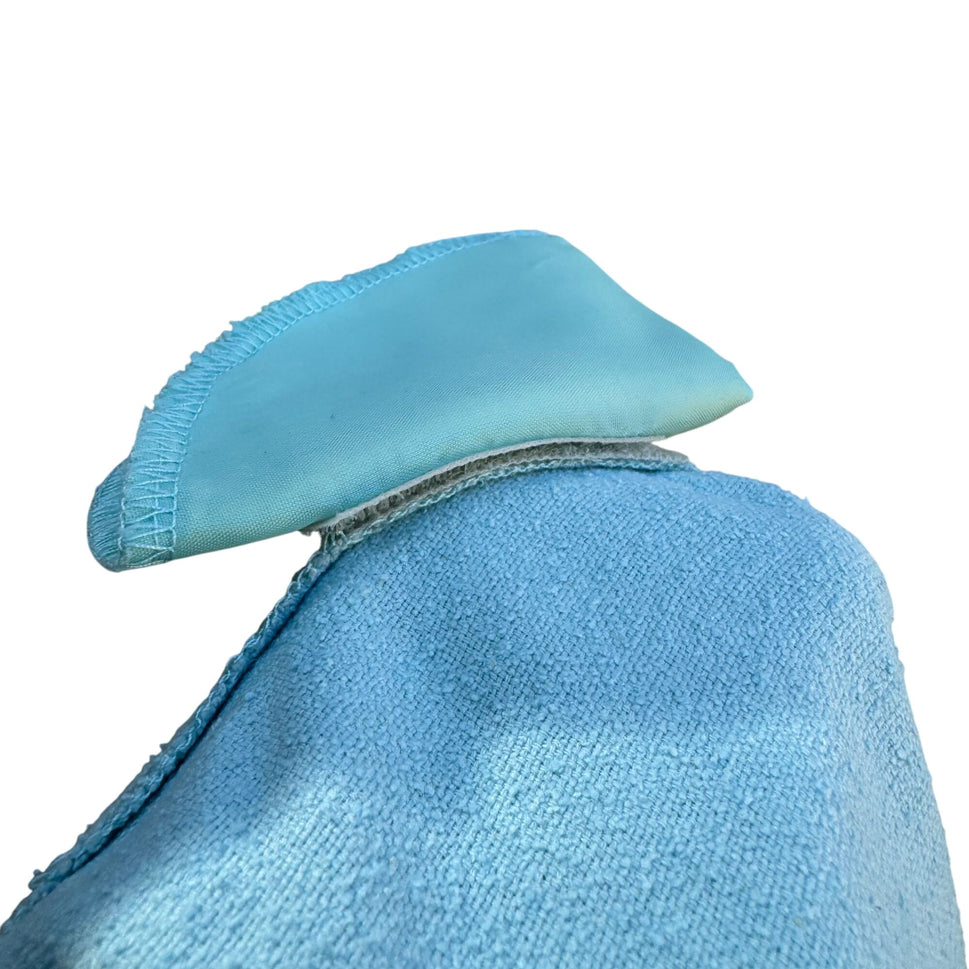 Great Cavalier Vintage Blue Embroidered Jacket Shirt Pant Set Size S 100% Silk