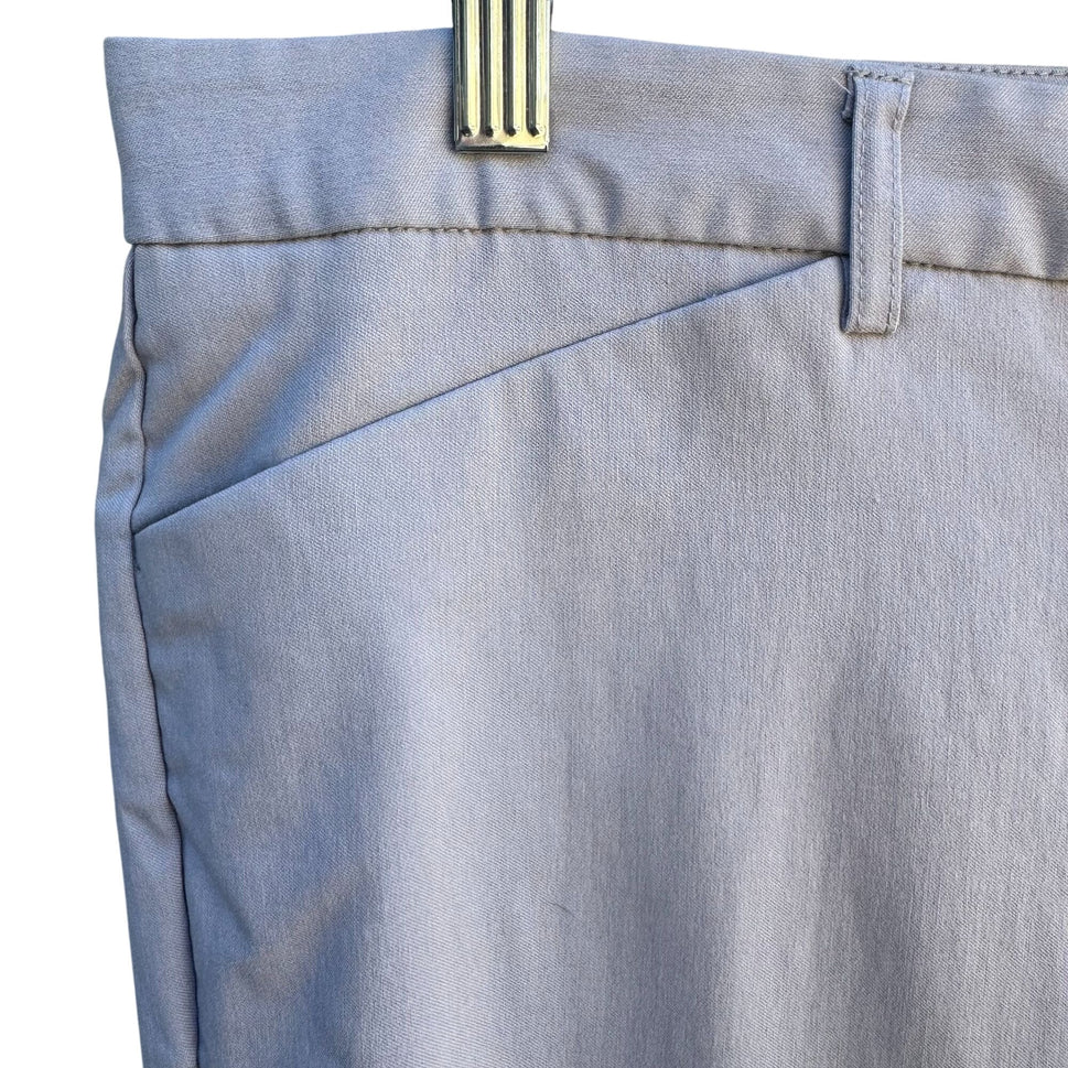 Mario Serrani Womens Light Gray Slash Pocket Low Waist Stretch Crop Pants 16