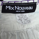 Switch Mix Nouveau White Smocked Embroidered Cotton Peasant Blouse Womens 22 Boho Top 2 image