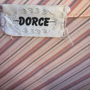 Switch Dorce Vintage 70s Pink Striped Mandarin Collar Blouse 16 Mod Retro Secretary 2 image
