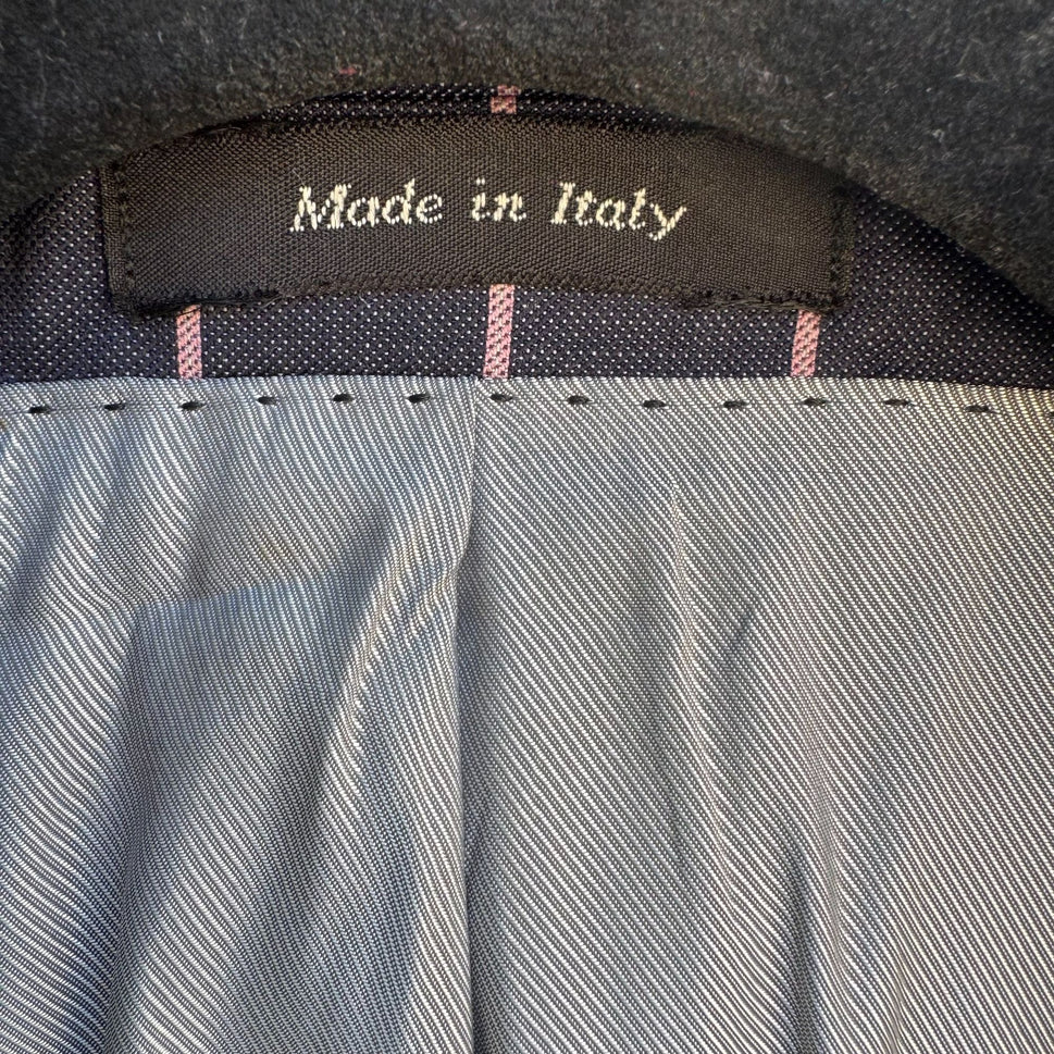 Sergio Valentino Diamond 150s Wool 3-Piece Navy Pinstripe Suit Blazer Vest Pant