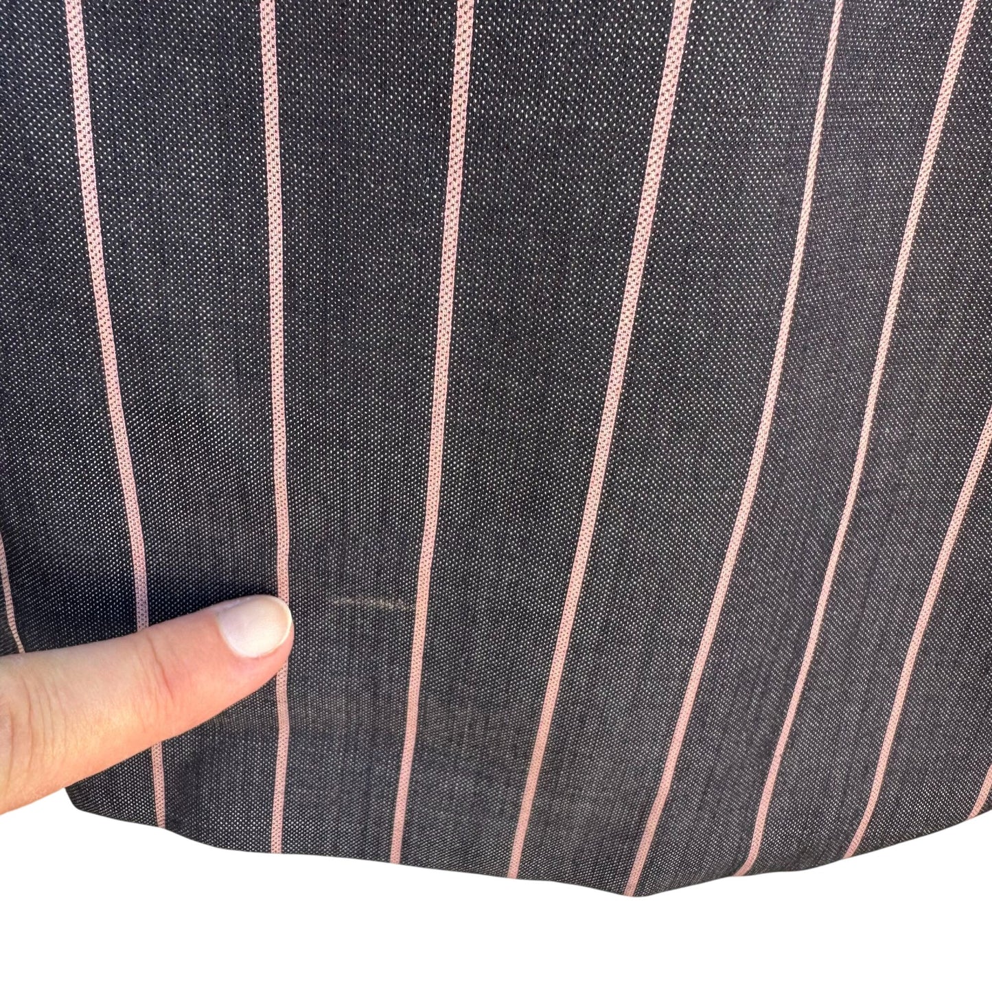 Sergio Valentino Diamond 150s Wool 3-Piece Navy Pinstripe Suit Blazer Vest Pant