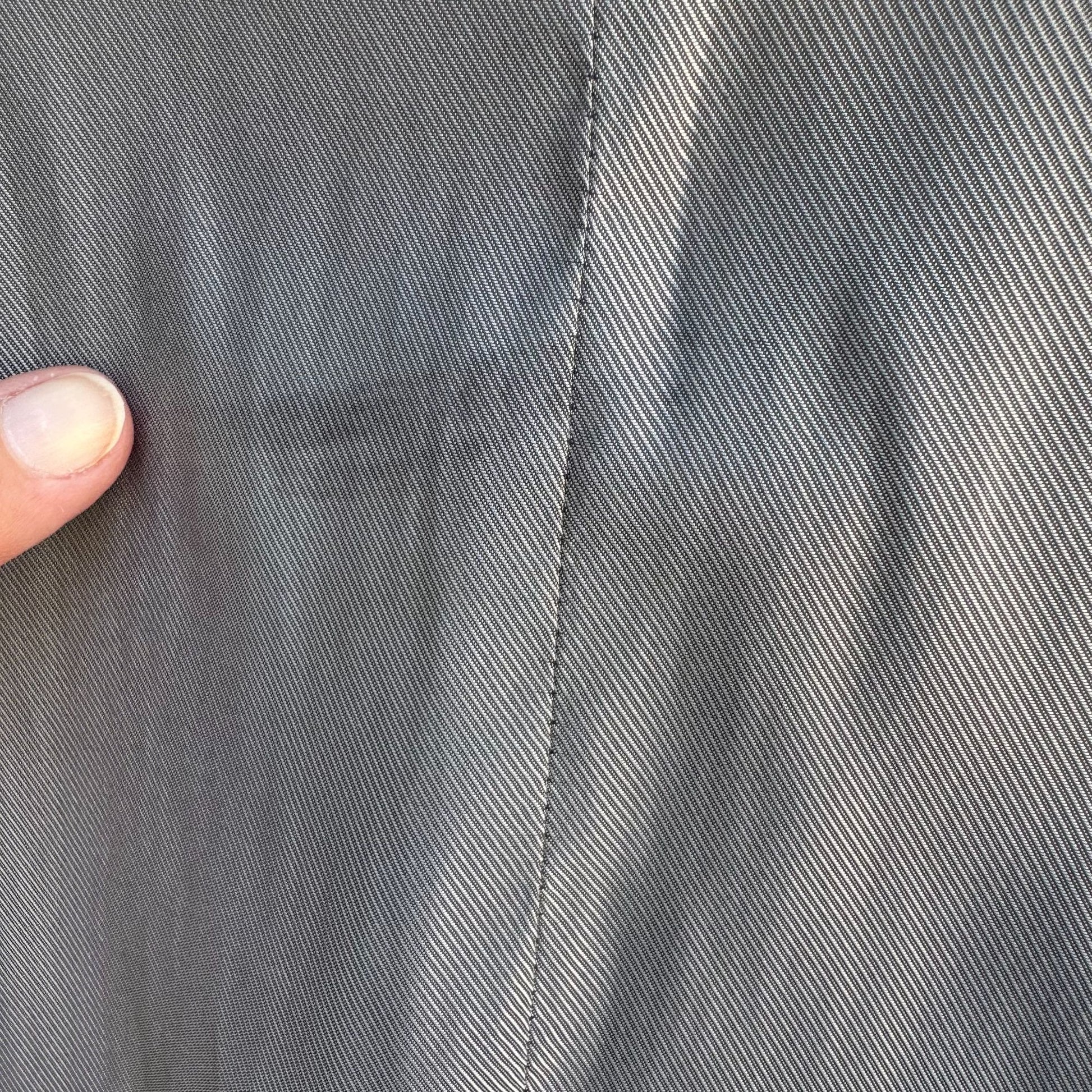 Sergio Valentino Diamond 150s Wool 3-Piece Navy Pinstripe Suit Blazer Vest Pant