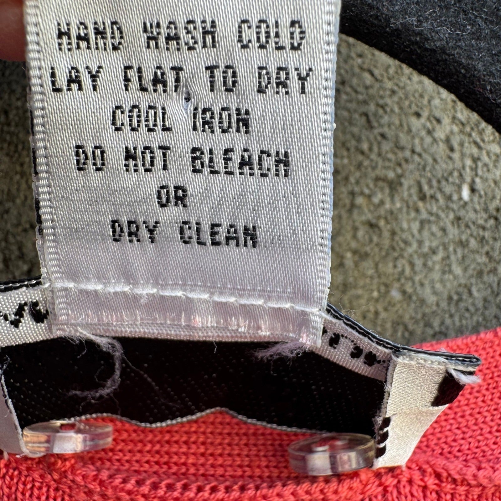 Randolph Duke Silk Cotton V-Neck Sweater Coral Pink Womens Small The Look Preppy