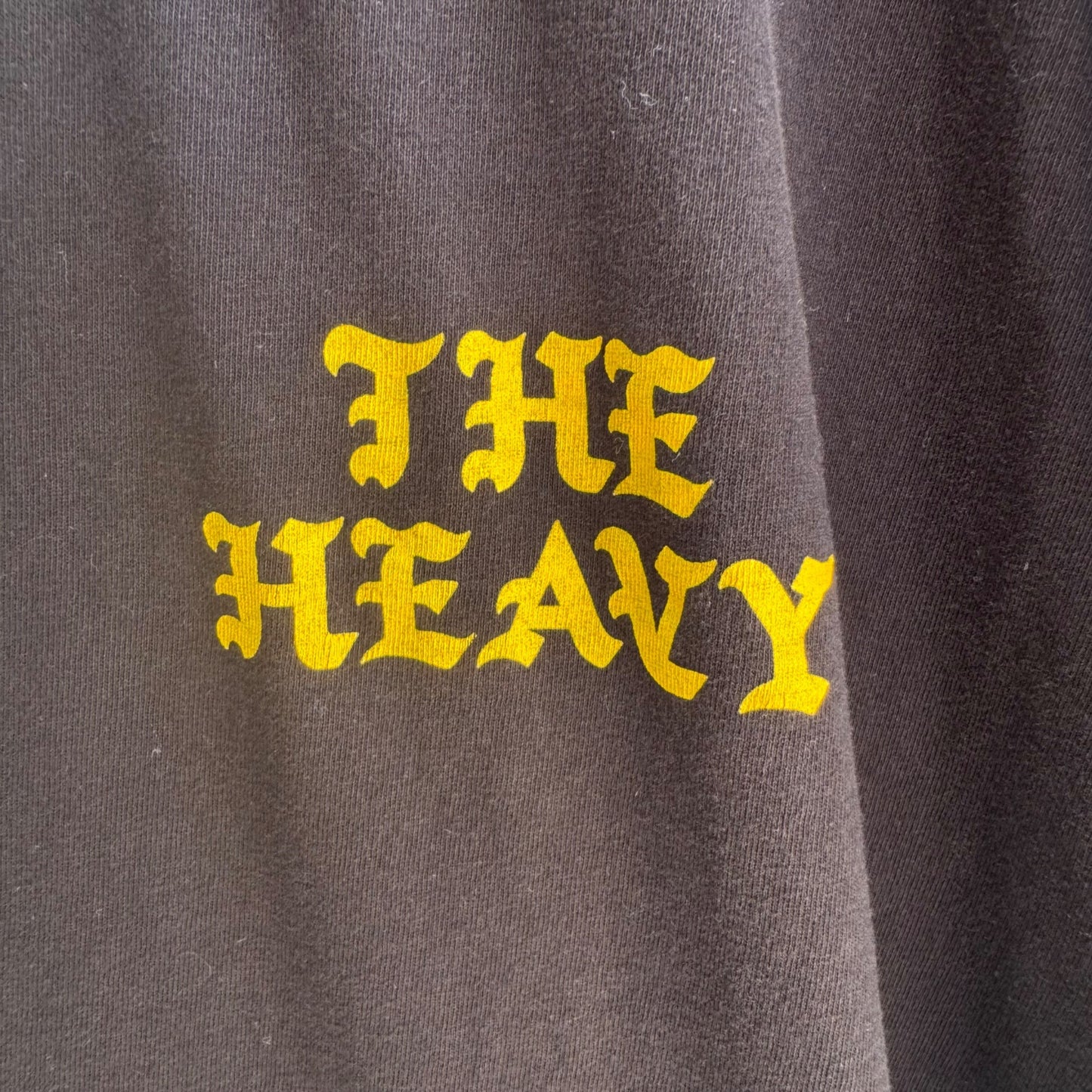 The Heavy Amen UK Graphic Print Mens Black Cotton Logo Band Casual Tee Shirt XL