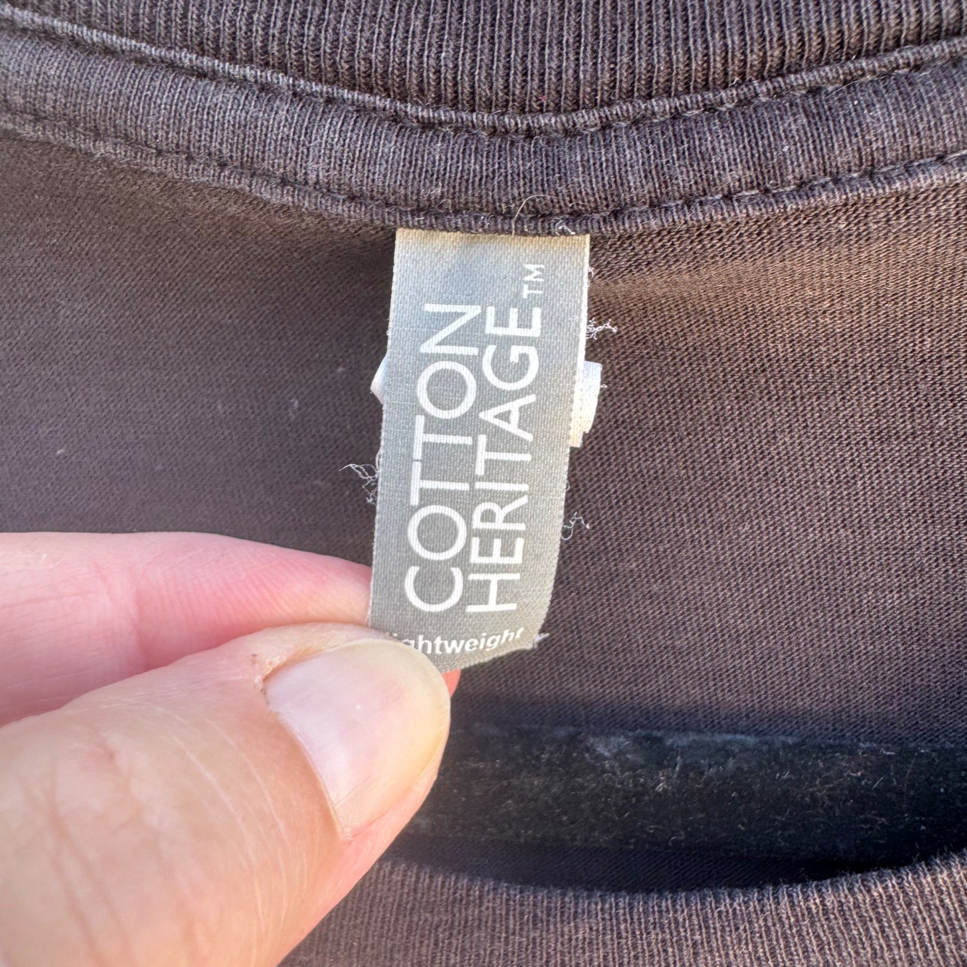 The Heavy Amen UK Graphic Print Mens Black Cotton Logo Band Casual Tee Shirt XL