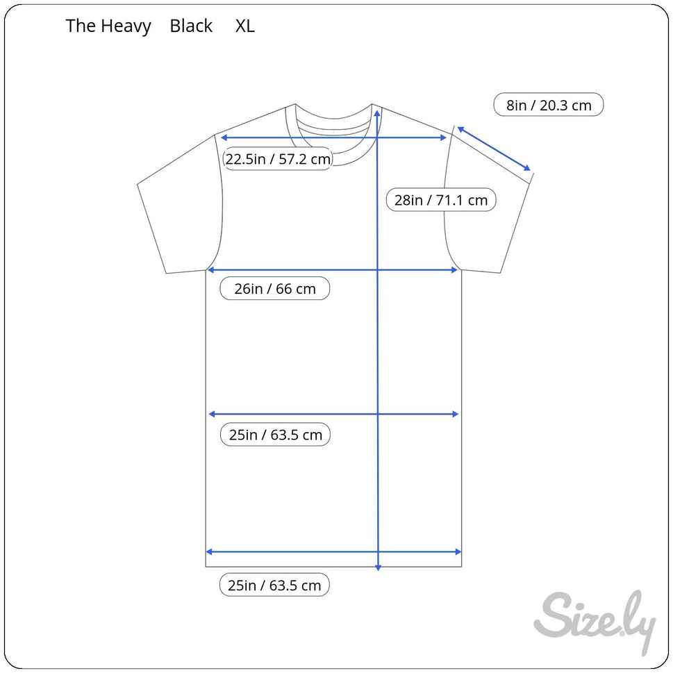 The Heavy Amen UK Graphic Print Mens Black Cotton Logo Band Casual Tee Shirt XL