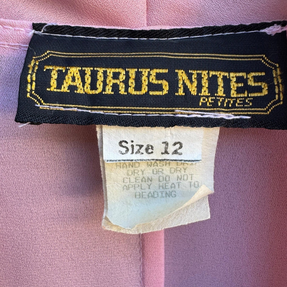 Taurus Nites Vintage 80s Coquette Regency Beaded Sequin Fringe Chiffon Cardigan