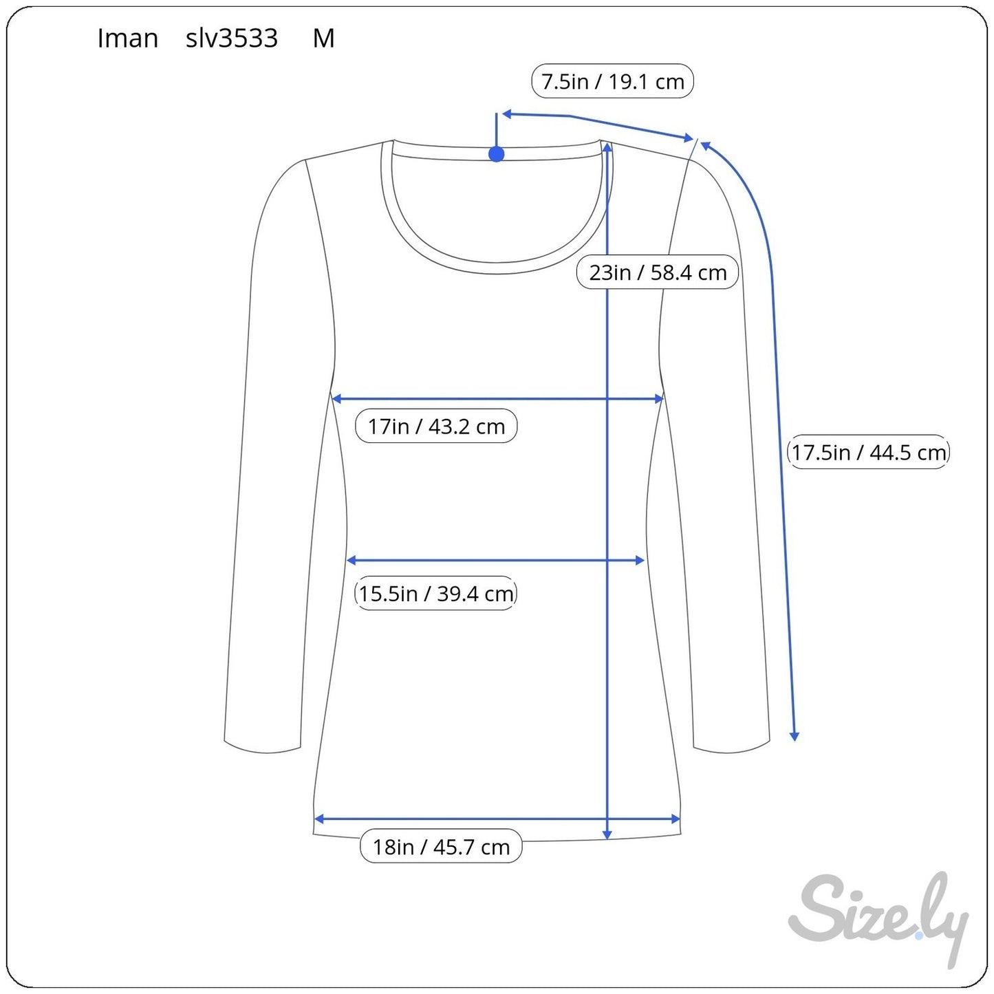 IMAN Y2K Womens Babydoll Brown Scoop Neck 3/4 Sleeve Cotton Stretch Top Size M