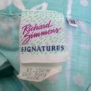 Switch Richard Simmons Signatures Vintage Turquoise Button-Front Drop Waist Skirt 38 3 image
