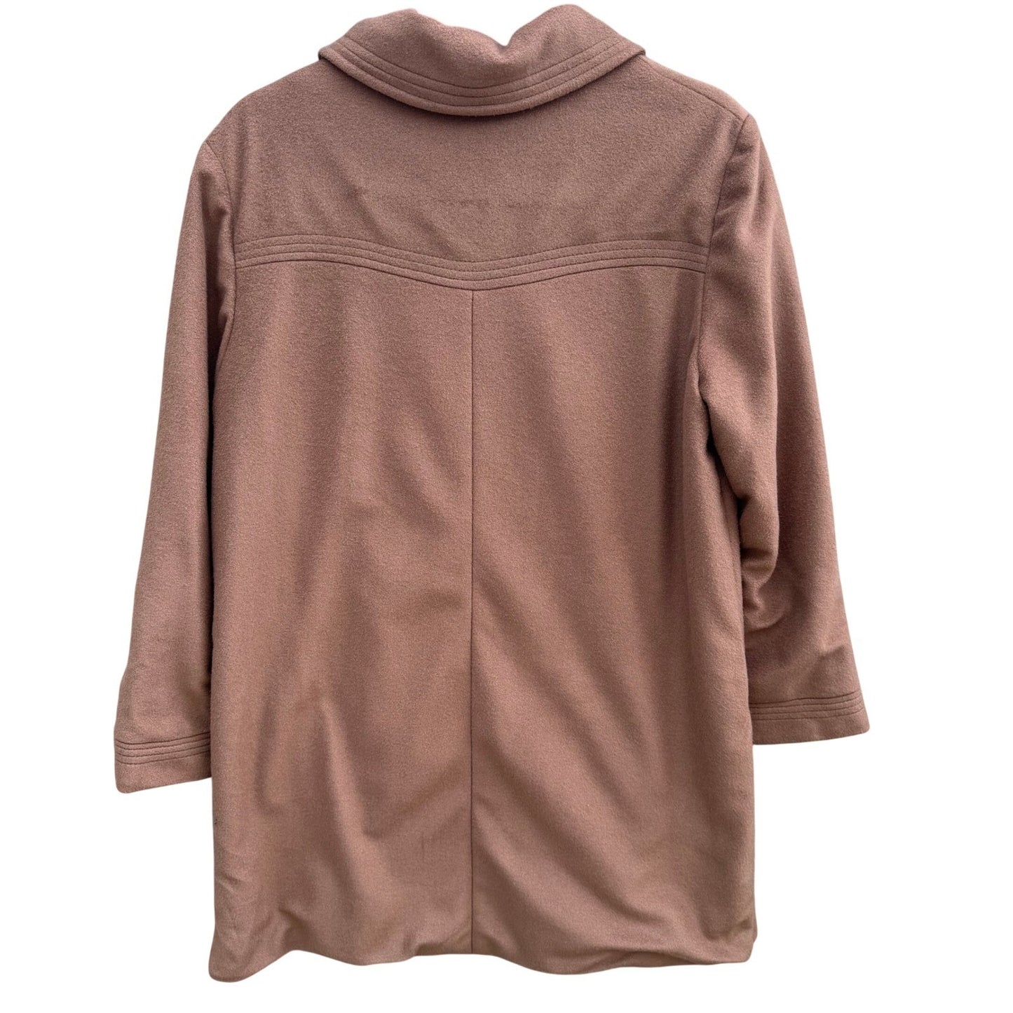 Kashmiracle Wellington Fashions Vintage Coat Womens Camel Brown Button Front L