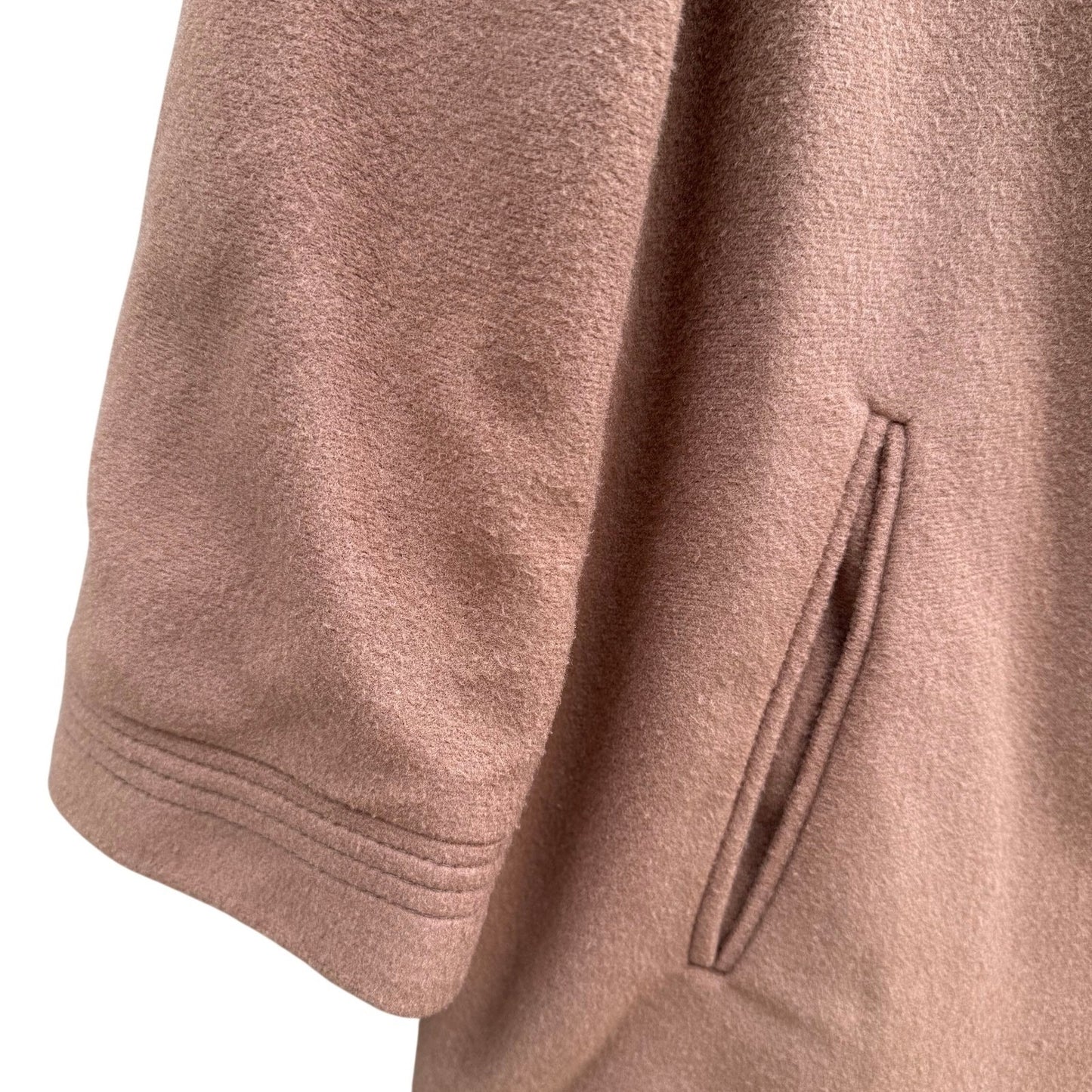 Kashmiracle Wellington Fashions Vintage Coat Womens Camel Brown Button Front L