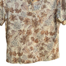 Switch Classic Fashions Vintage 80s Garden Floral Cottagecore Polo Top Grandmacore XL 3 image