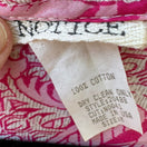Switch Notice Y2K Boho Peasant Paisley Cotton Cottagecore Empire Tie Waist Tunic Pink M 2 image